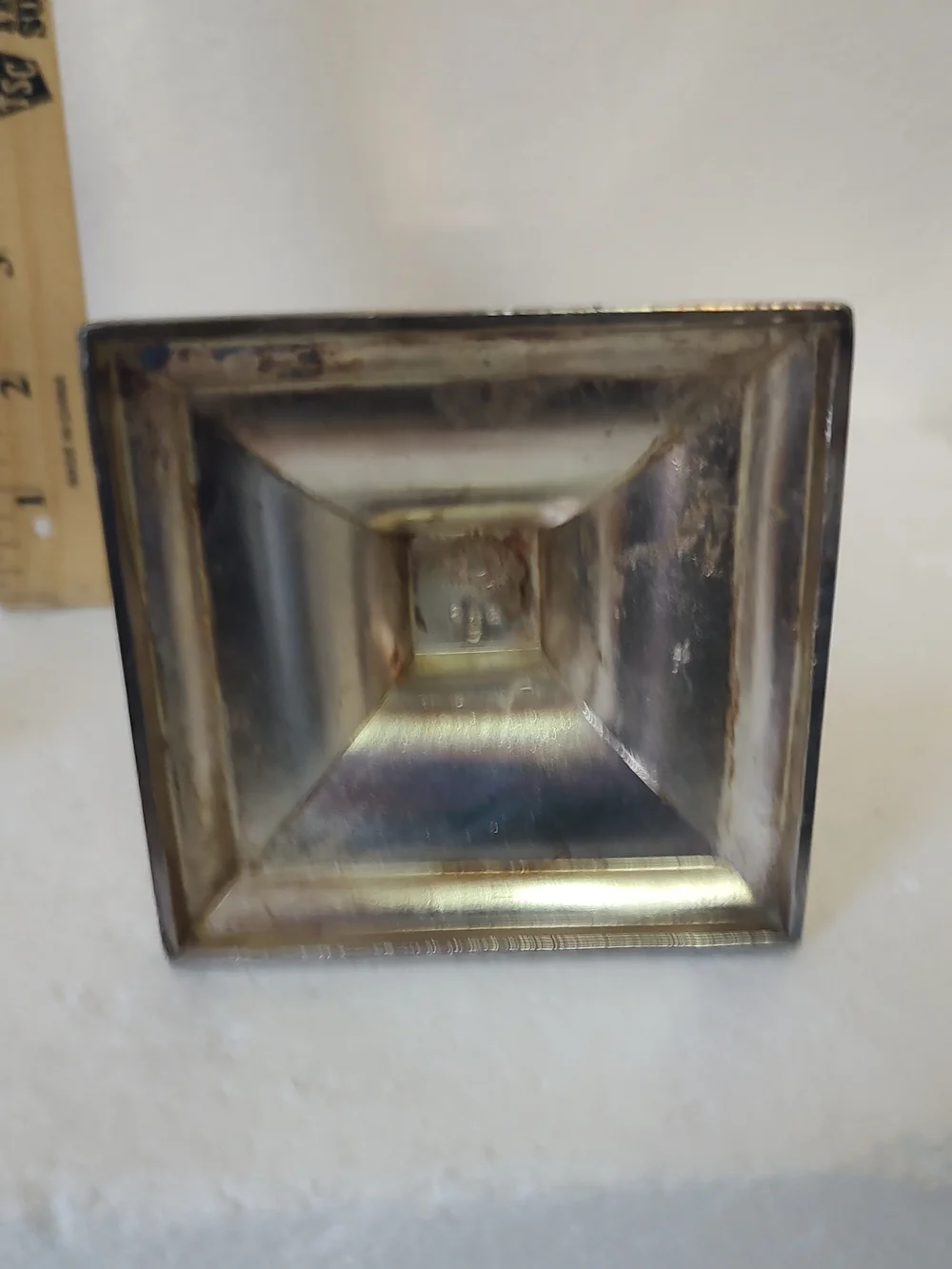 Pair Silver Plated Candle Holders Poole Silver Company 6428